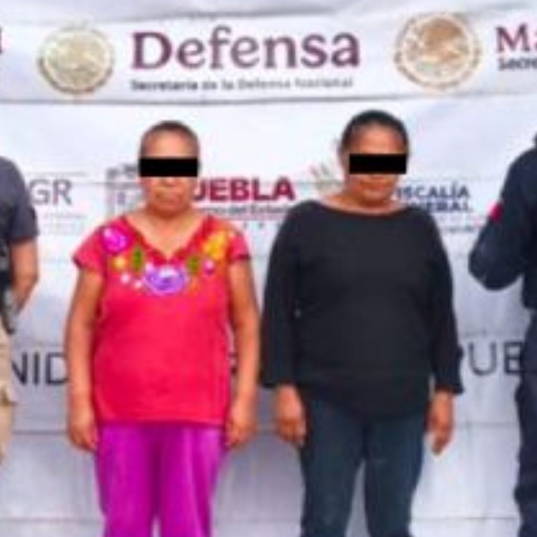 Dos mujeres detenidas narcomenudeo en Puebla.