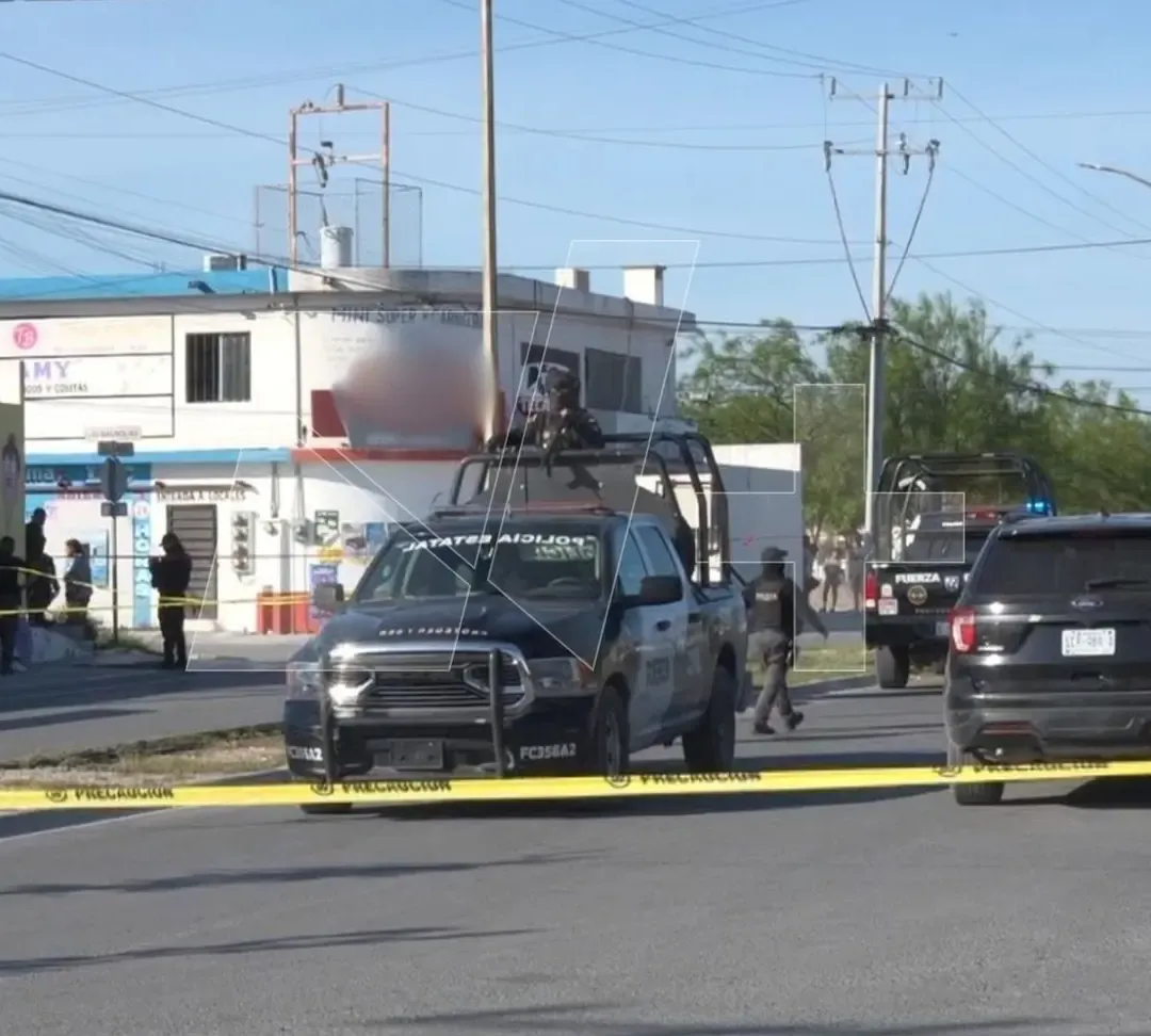 Fuerza Civil acordona calles por multihomicidio en Ciénega de Flores