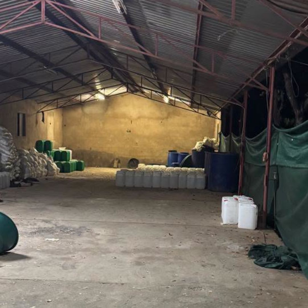Un predio usado para producir drogas en Sudáfrica