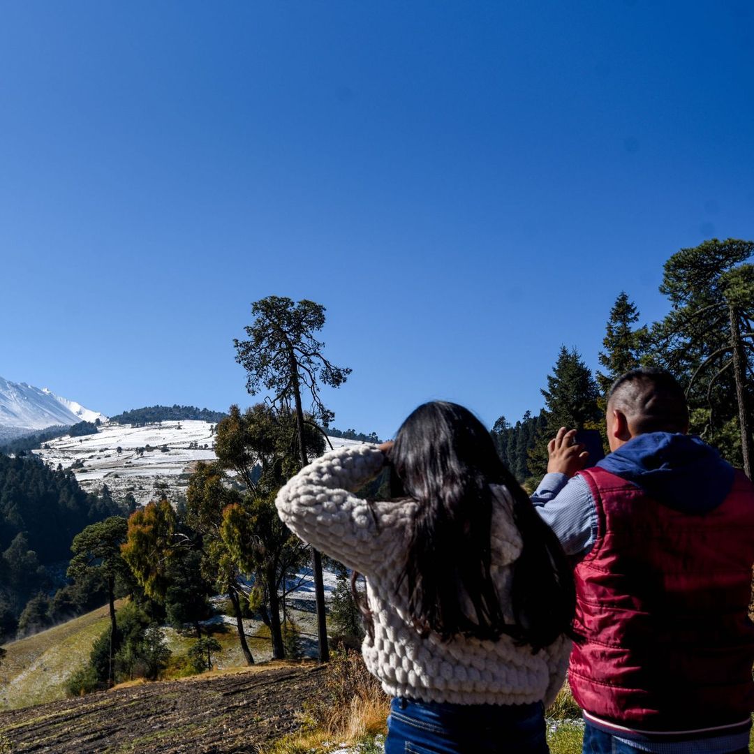 Nevada en el Nevado de Toluca