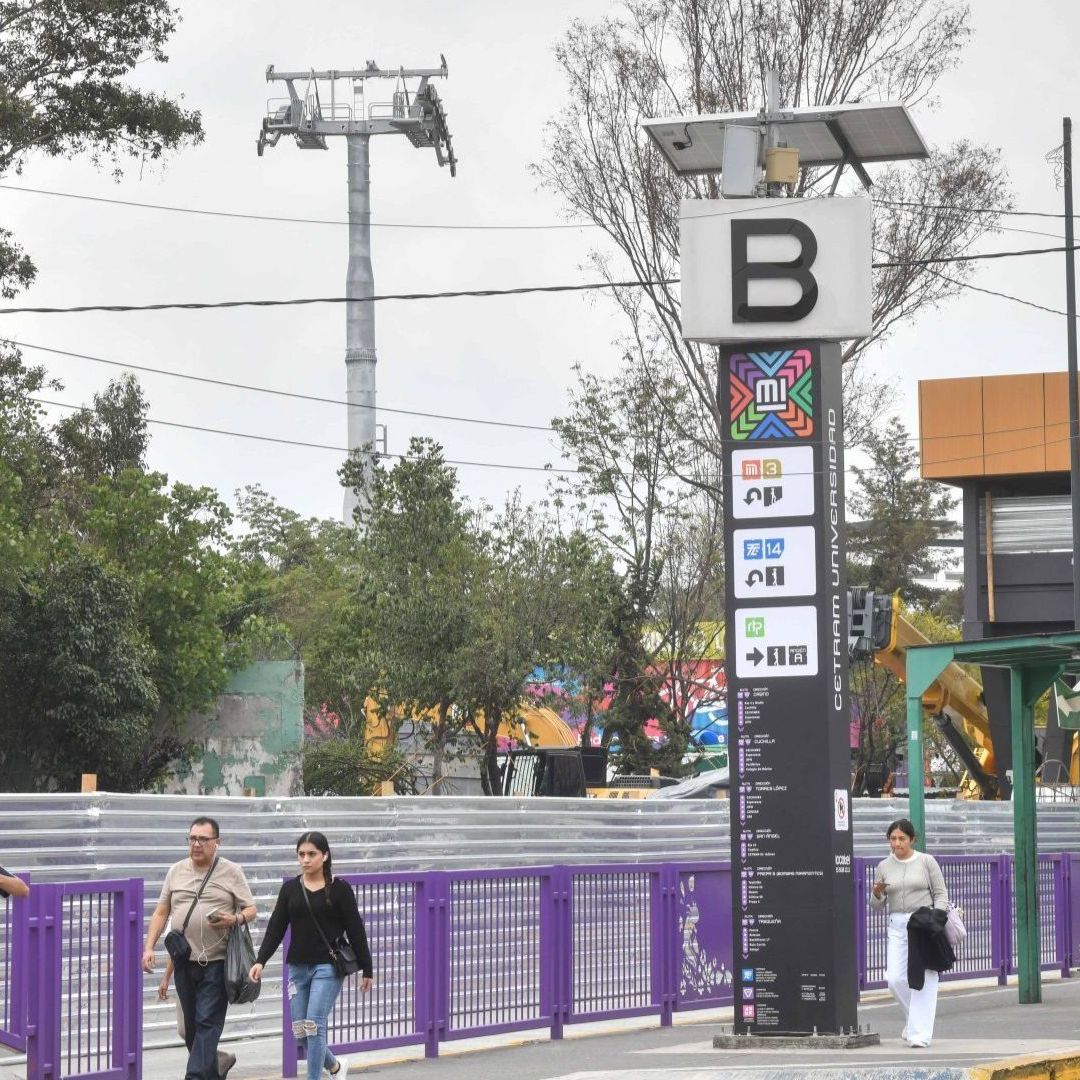 Trabajos de la  Línea 4 del Cablebús