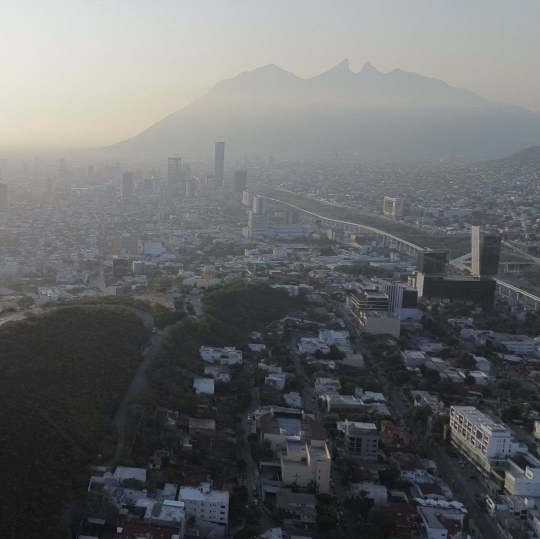 Toma de dron del Mirador del Obispado