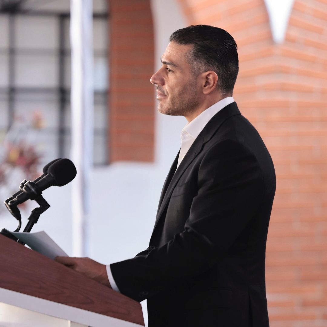 Omar García Harfuch en la conferencia mañanera del 24 de julio 2026