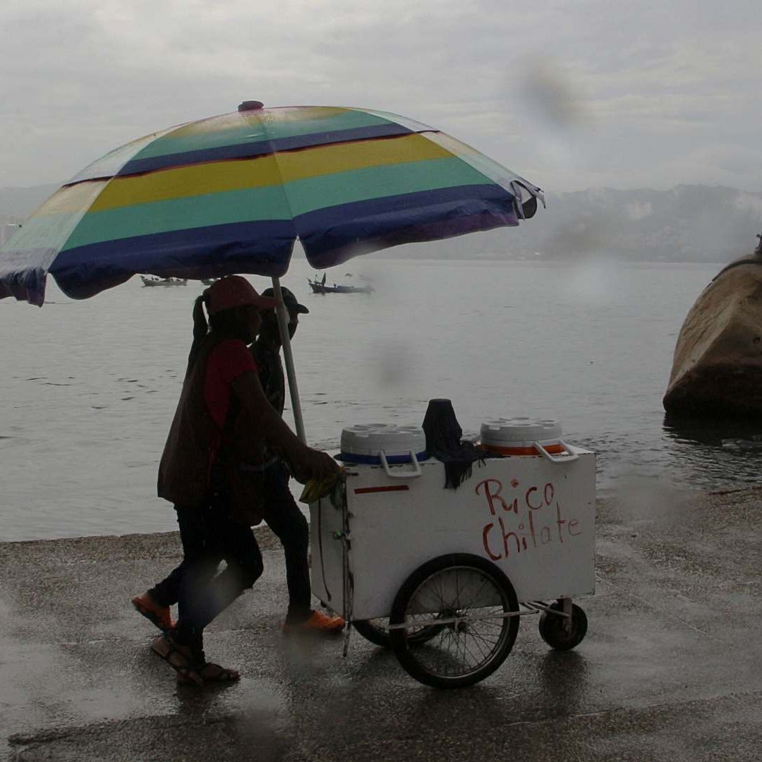 Lluvias en Guerrero por onda tropical en julio de 2021. Foto: Cuartoscuro | Archivo