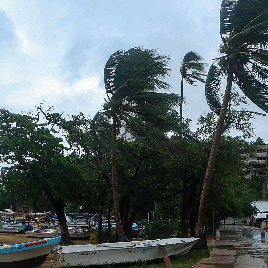 Viento en Acapulco, Guerrero, en octubre 2025