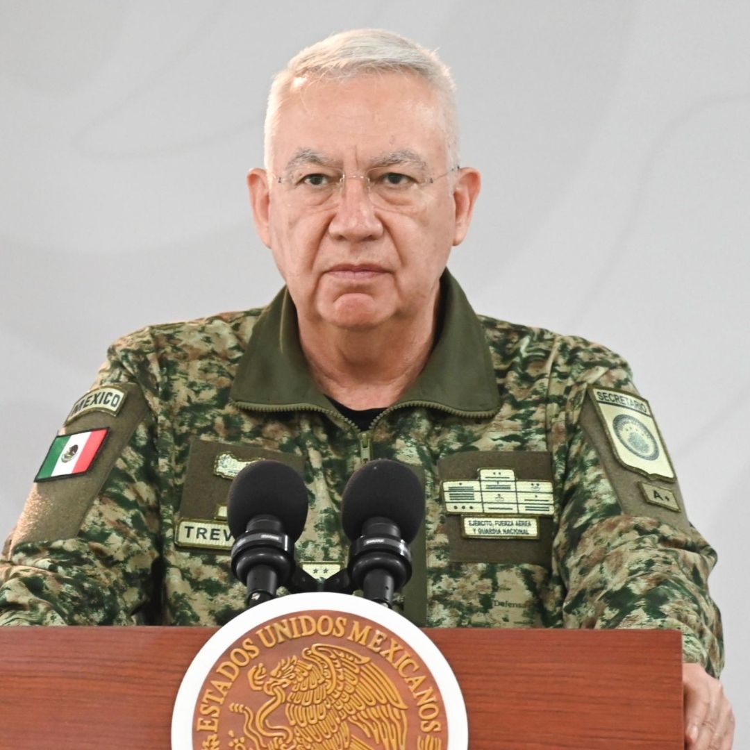 El secretario de la Defensa Nacional, general Ricardo Trevilla Trejo