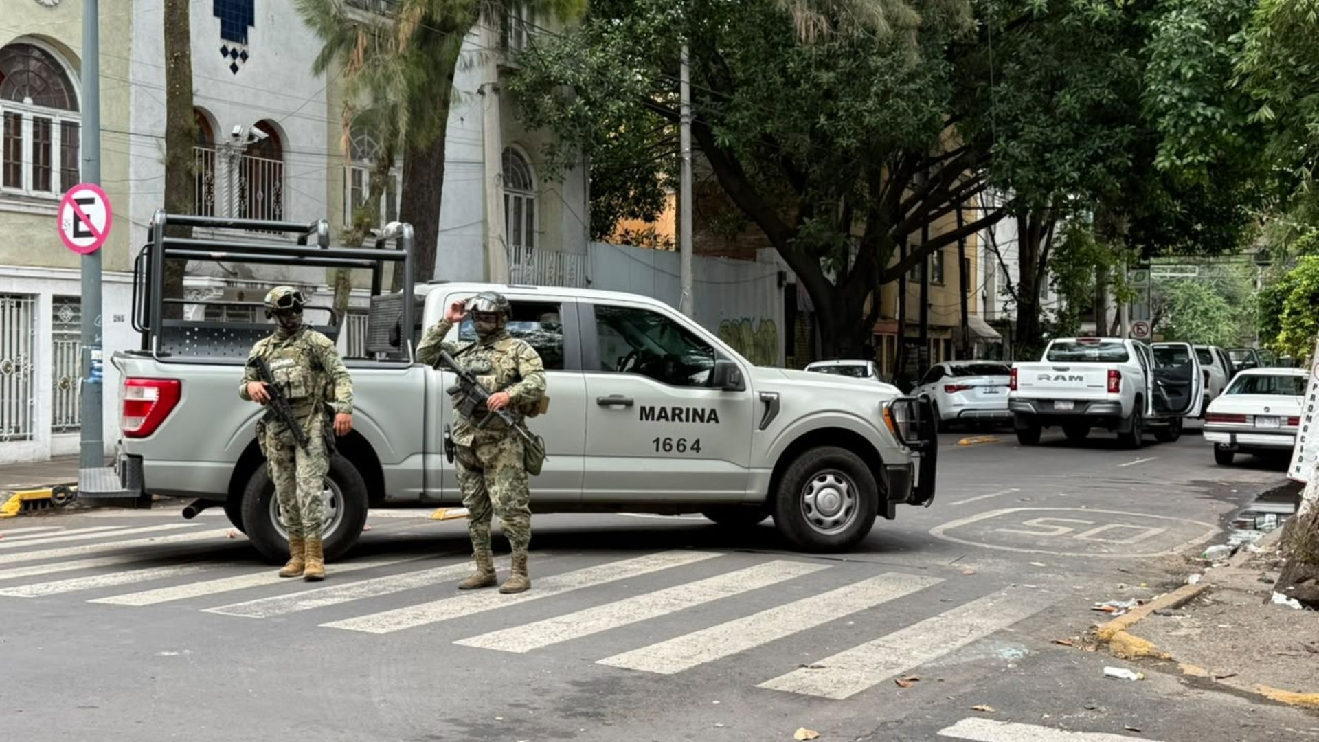 La FGR realiza un fuerte operativo en la colonia Doctores en CDMX