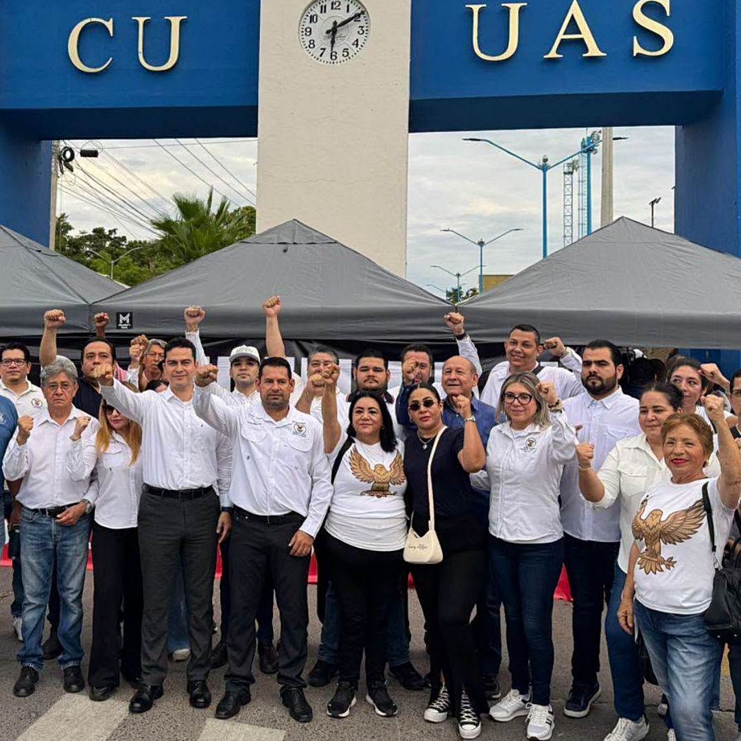 Paro en planteles de la UAS en Sinaloa. Foto: Facebook SUNTUAS Sección Académicos