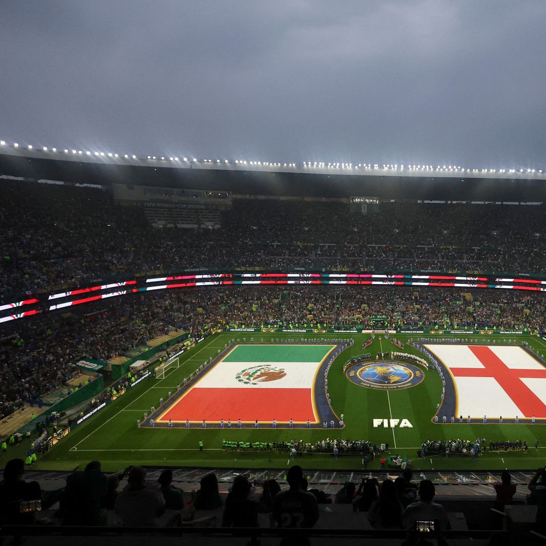 Partido México vs Inglaterra en estadio sede CDMX