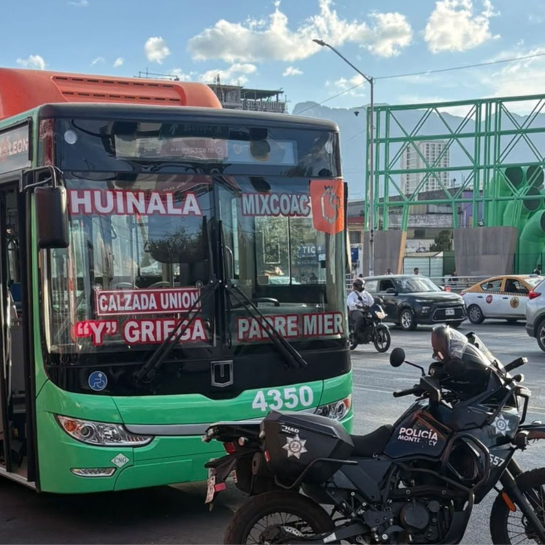Pelea en camión