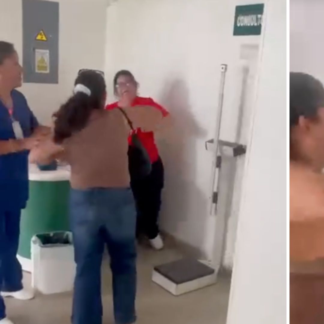 Captan Pelea en Clínica del IMSS en San Luis Potosí