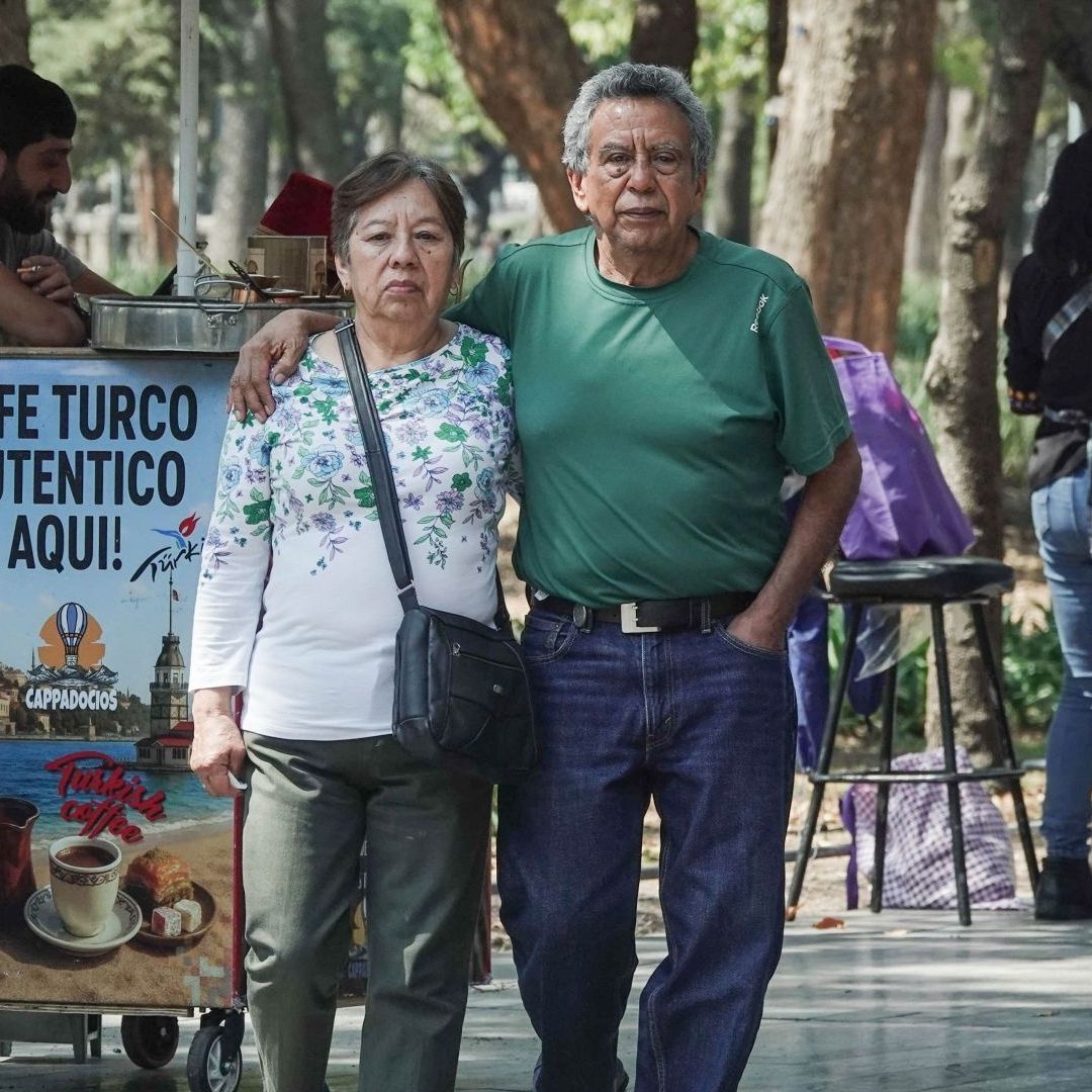 Pareja de adultos mayores