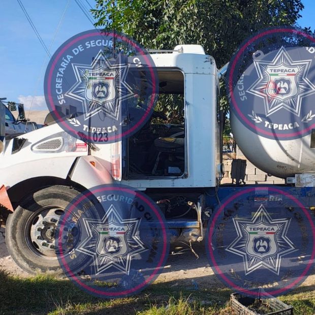 Cuatro Vehículos Asegurados Robo Hidrocarburo Huachicol Tepeaca Puebla