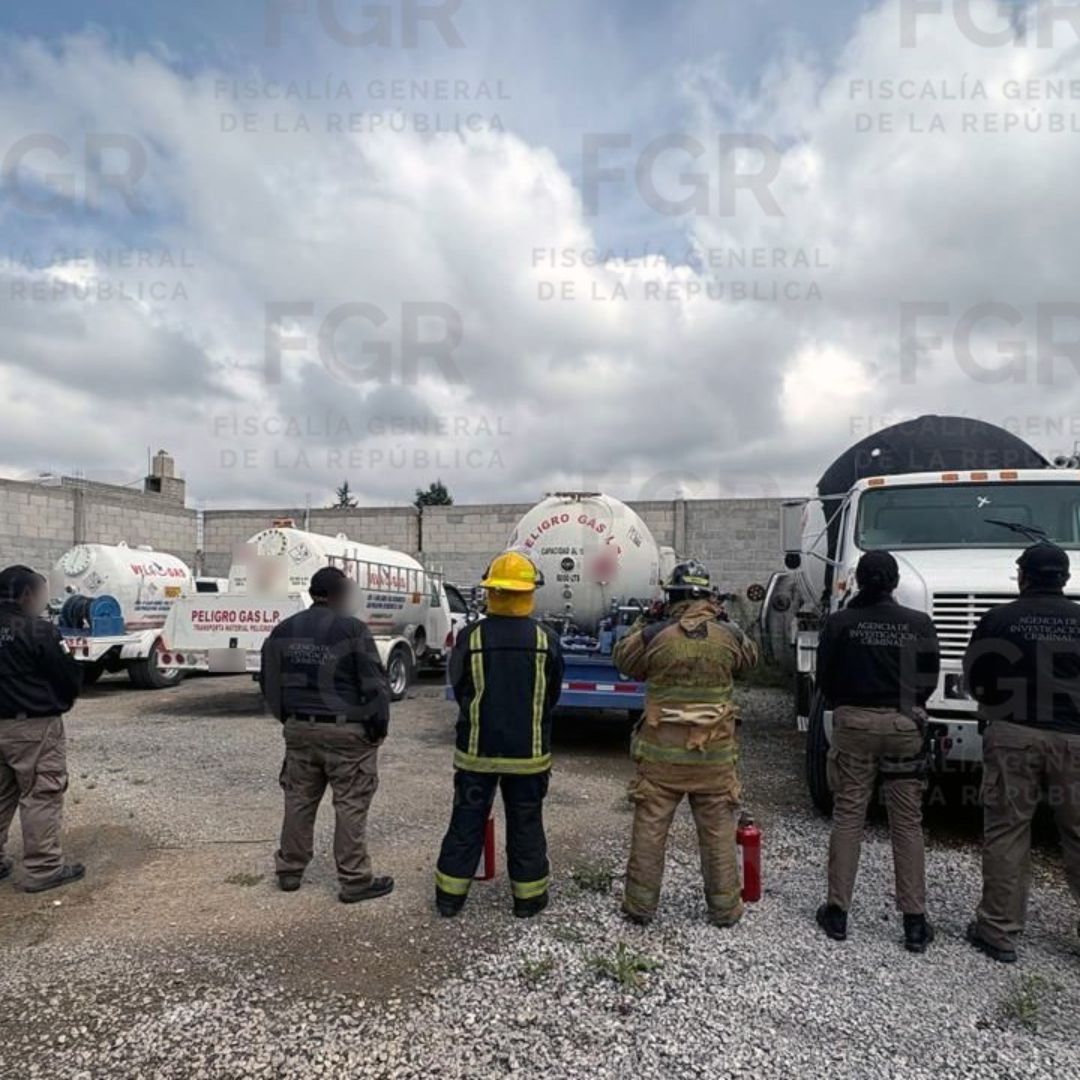 Recuperados 10 Mil Litros Gas Ilegal Cateo Inmueble Santa María Texcalac Apizaco Tlaxcala