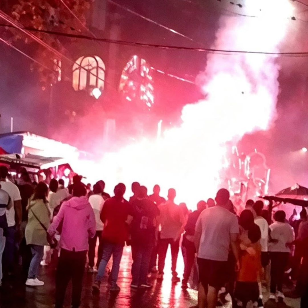 Pirotecnia de Fiesta Patronal Termina Sobre Mujer en Córdoba, Veracruz