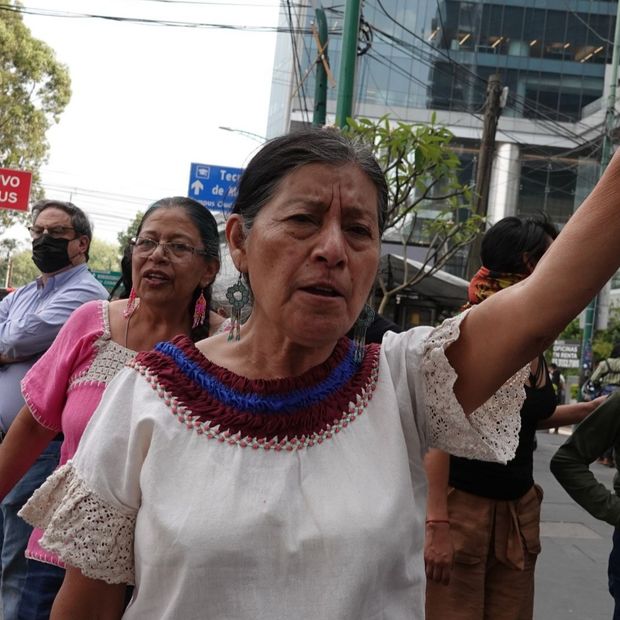 Protesta de Mujeres Mazatecas en CDMX