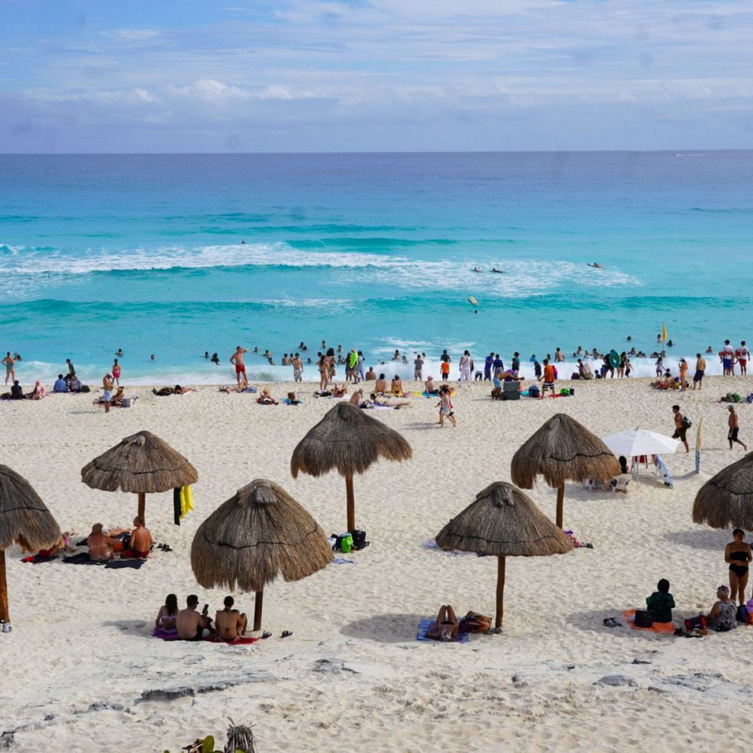 Playa delfines en Cancún, Quintana Roo