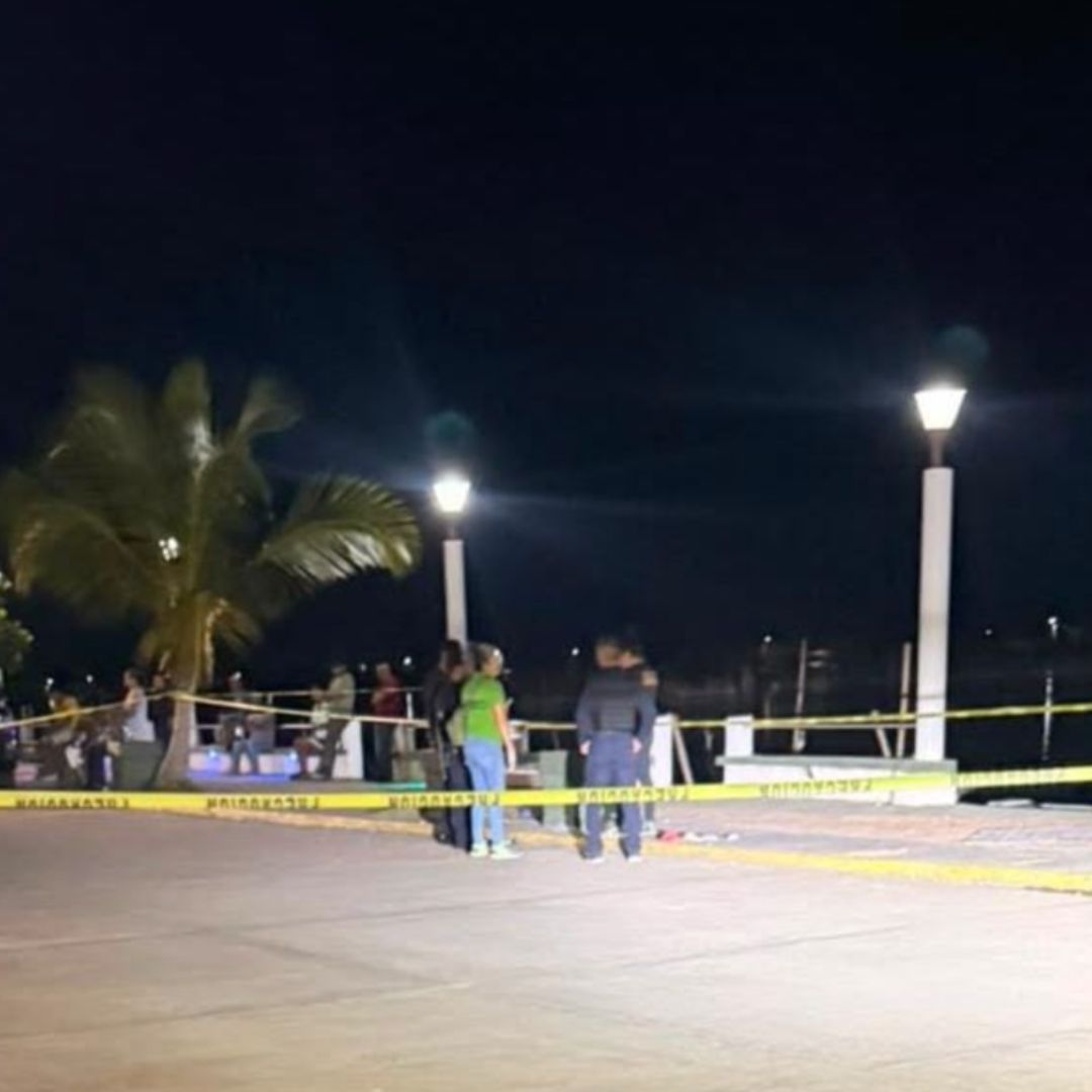 Acordonamiento por persona muerta en un riña familiar en Tamiahua