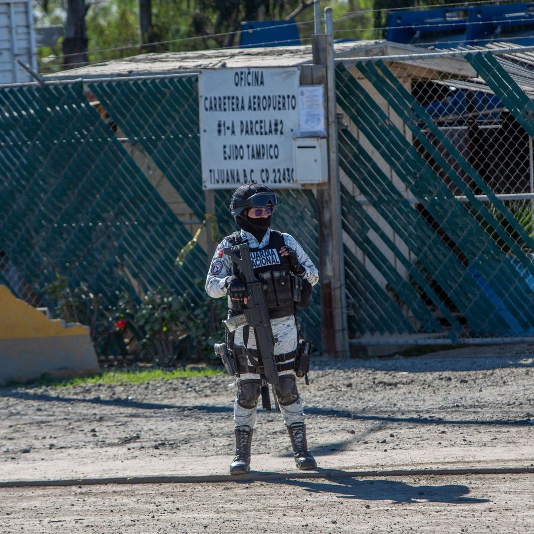 Movilización policiaca en el Aeropuerto de Tijuana
