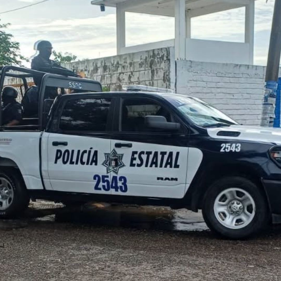 Elementos de la Policía Estatal de Oaxaca.