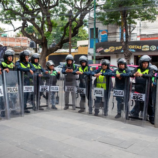 Protesta de la Unión General de Trabajadores de México (UGTM)
