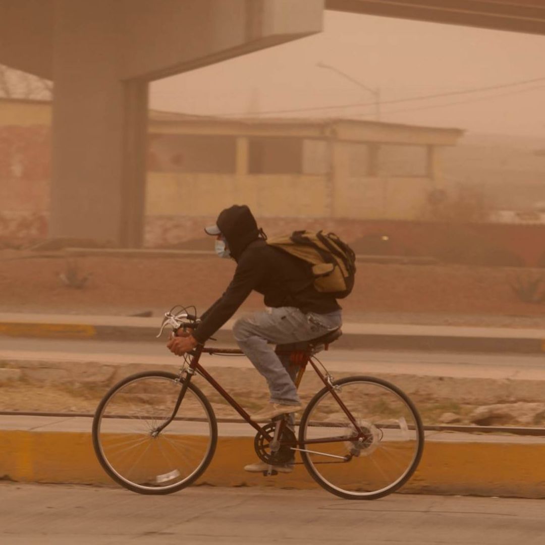 Las autoridades alertaron por la llegada de polvo del Desierto de Sahara a México