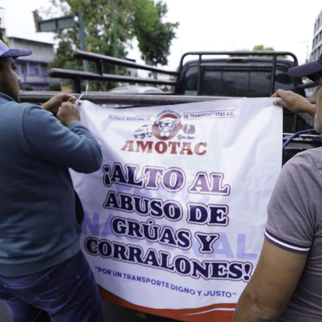 Protesta de transportistas