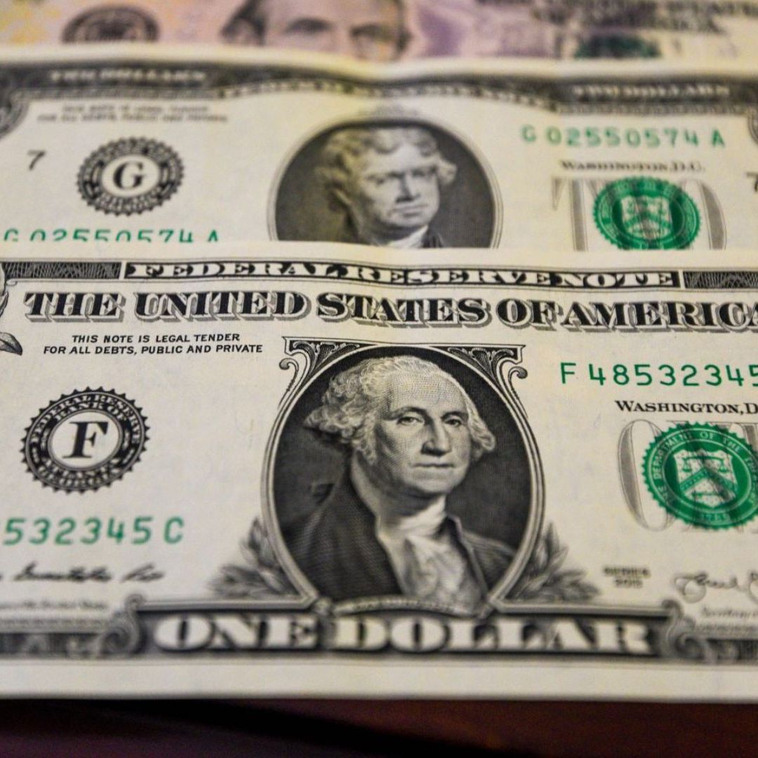 Un billete de un dólar estadounidense