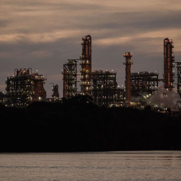 Plantas de proceso de la Refinería Olmeca, en Dos Bocas, Tabasco, donde se transforma el crudo en combustibles como gasolina y diésel
