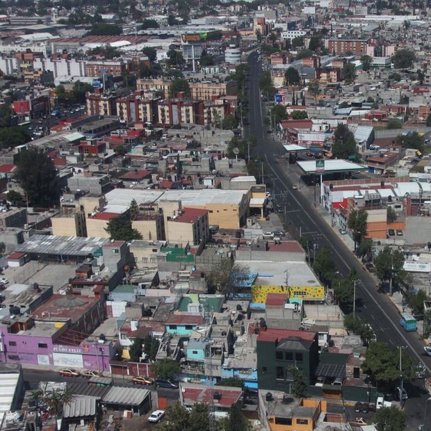 Vista aérea de una zona de la Ciudad de México
