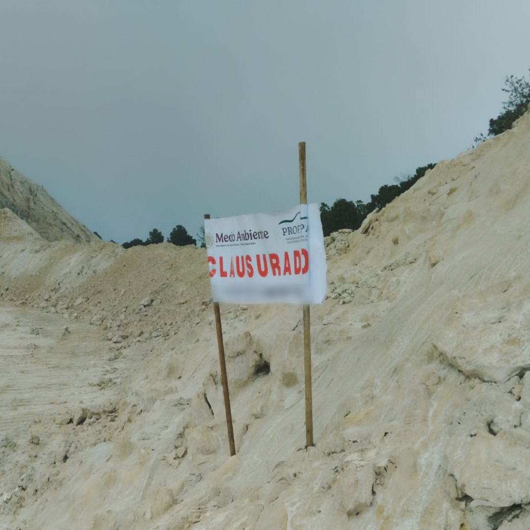 Profepa Clausurada Presa Minera Normas Ambientales Ejido Eloxochitlán Zacatlán Puebla