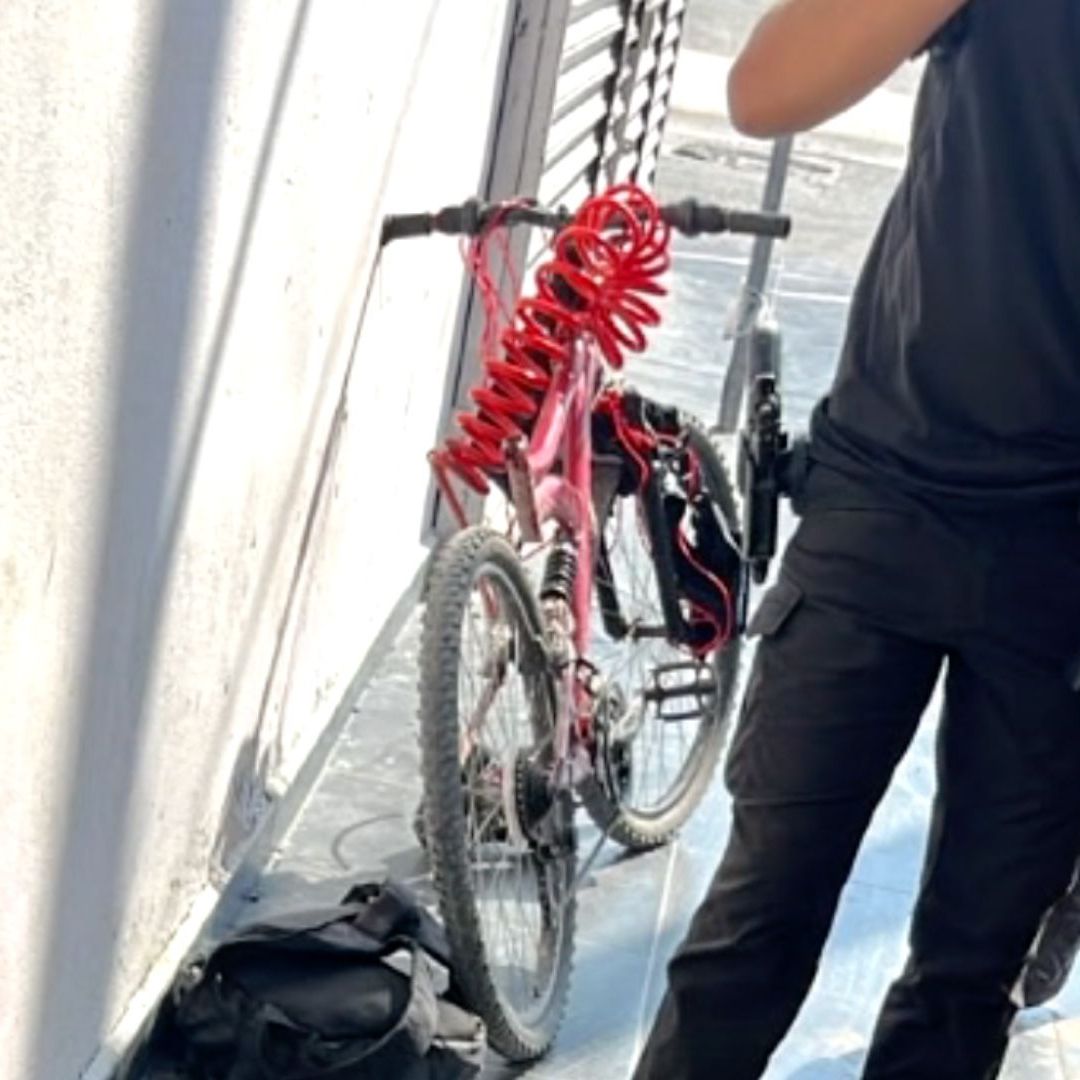 Presunto intento de robo de bicicleta