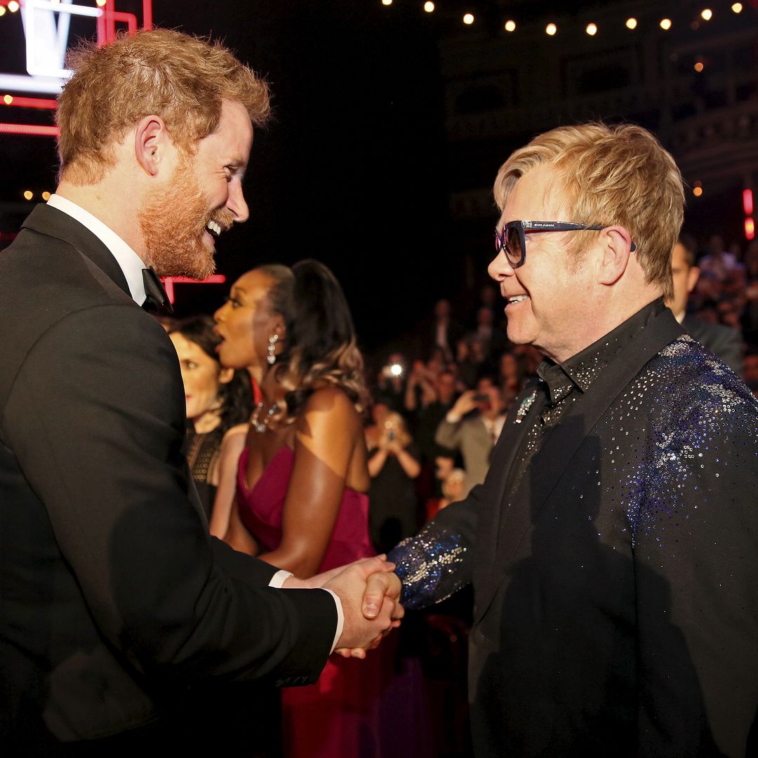 Príncipe Harry y Elton John