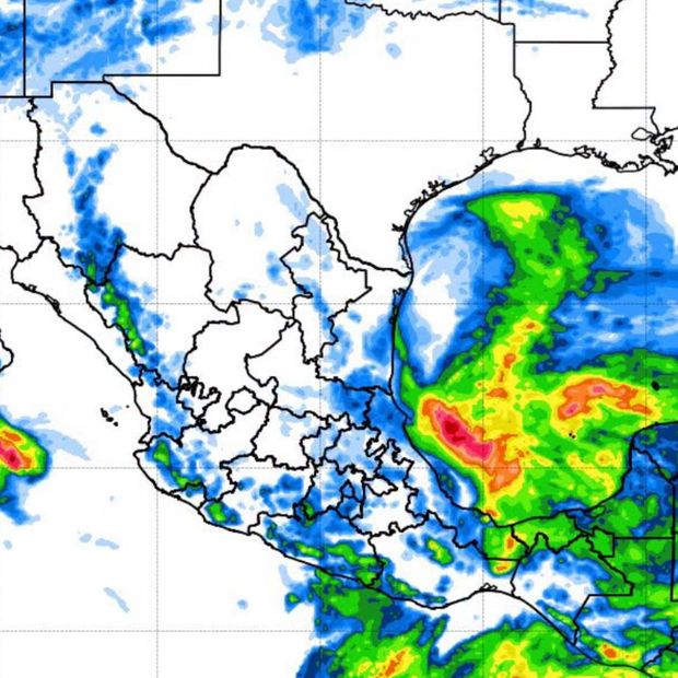 Protección Civil alerta por lluvias intensas y oleaje elevado en las costas de Veracruz