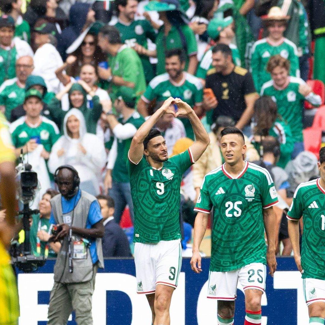 Selección Mexicana durante su primer partido del Mundial 2026
