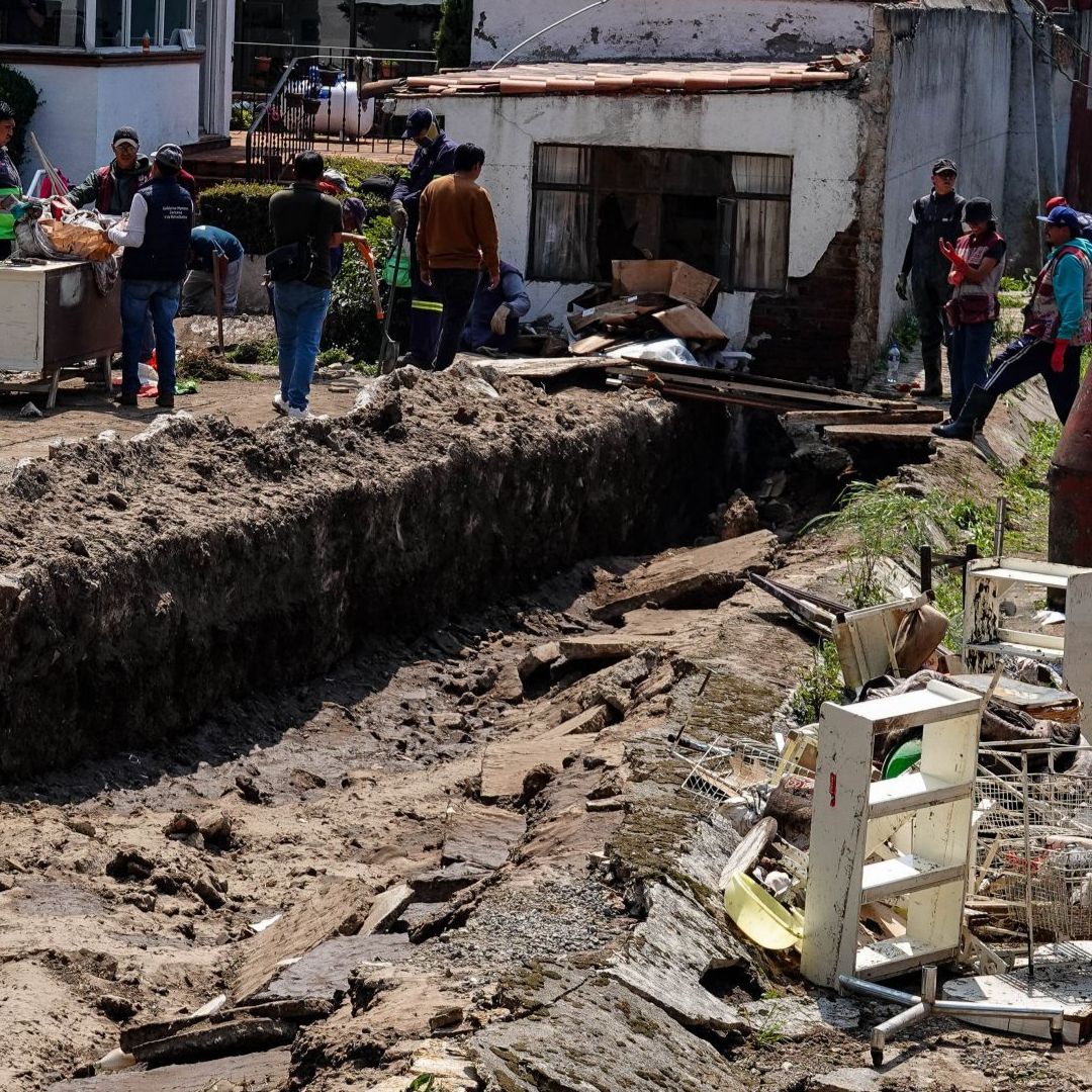 Afectaciones en colonias de la alcaldía Cuajimalpa