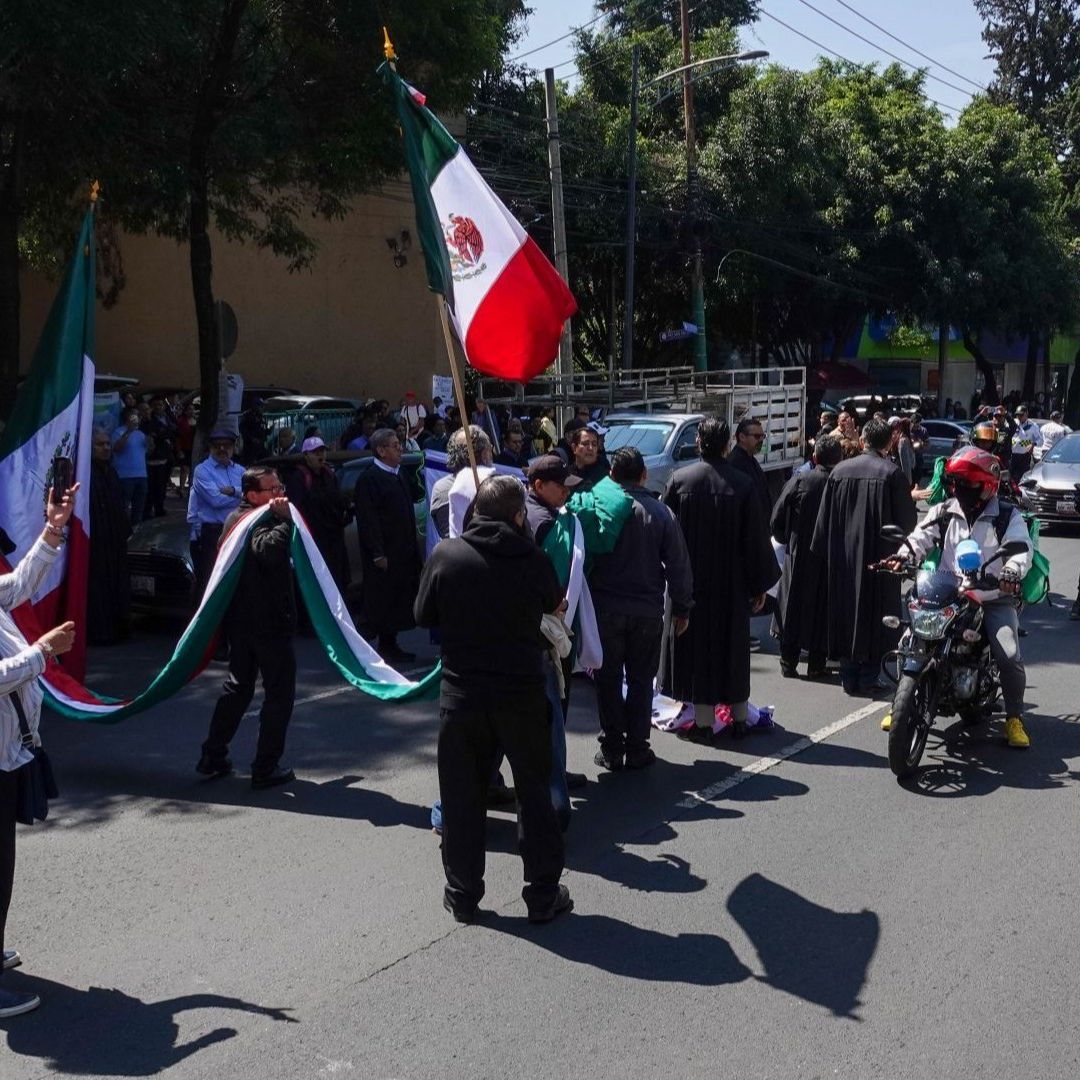 Protesta de jueces y magistrados en retiro