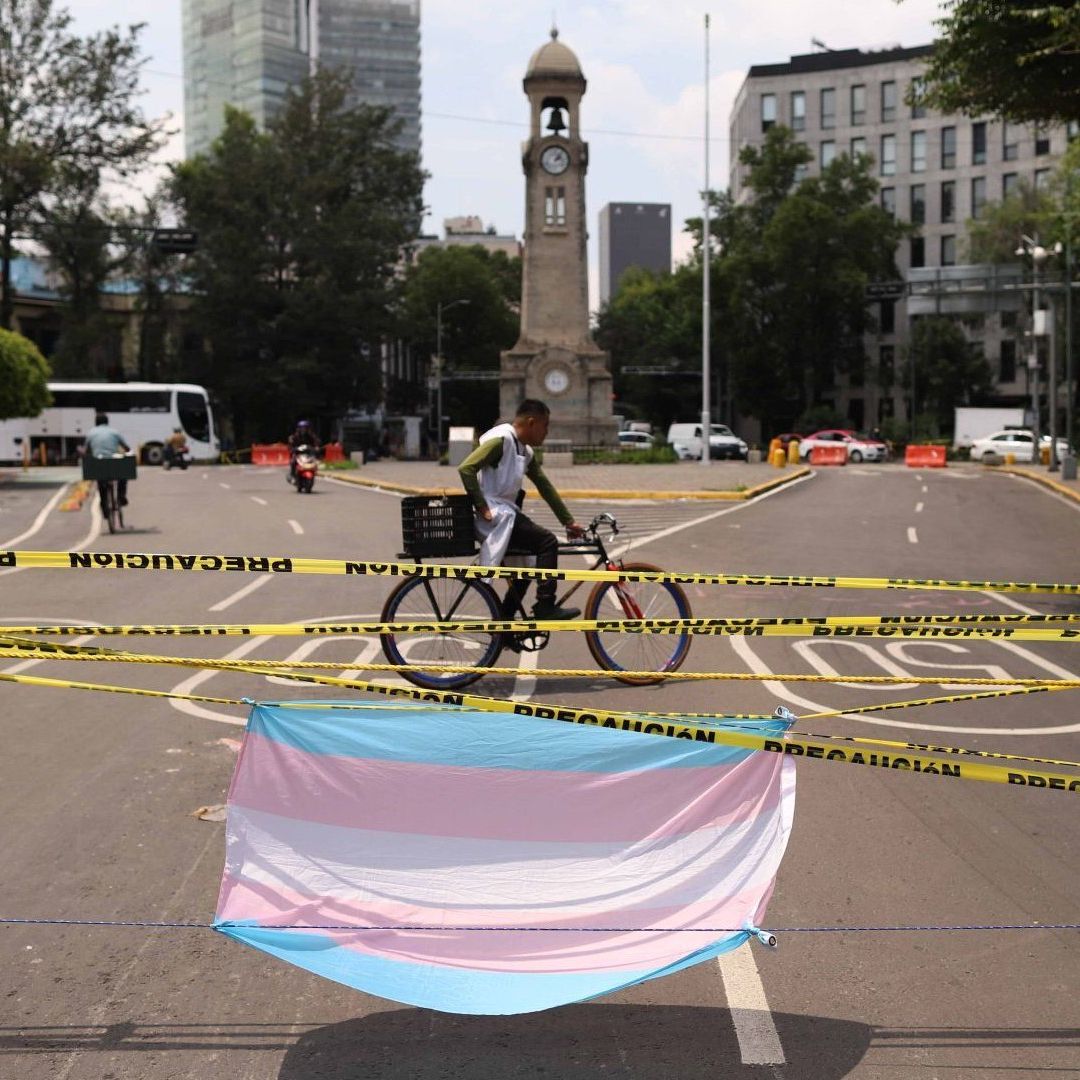 Protesta de colectivo trans en la CDMX