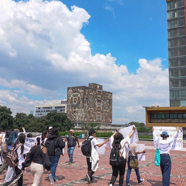 Protesta en Ciudad Universitaria