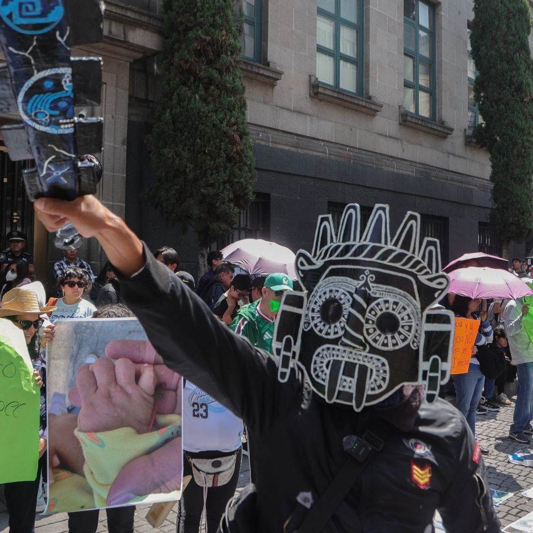 Protesta de habitantes de Ecatepec