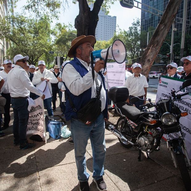 Protesta en la Ciudad de México.