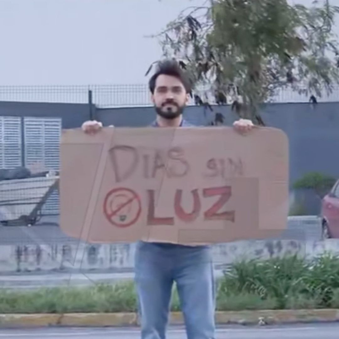 Protesta por falta de luz