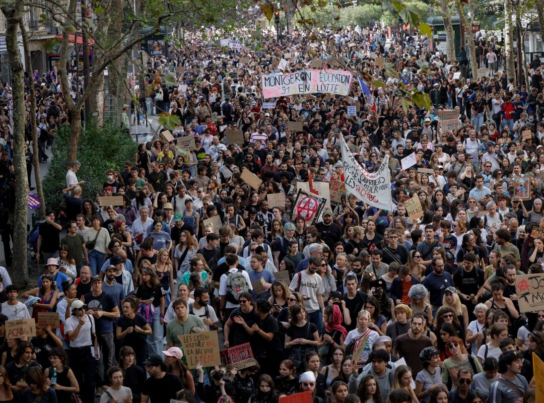 Marchas en Francia