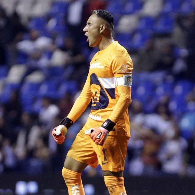 Keylor Navas defenderá la portería universitaria en su visita al Estadio Cuauhtémoc.