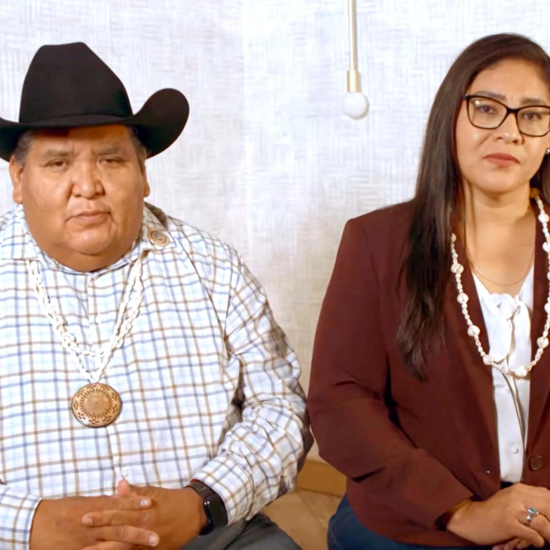 Representantes del pueblo tohono od'ham