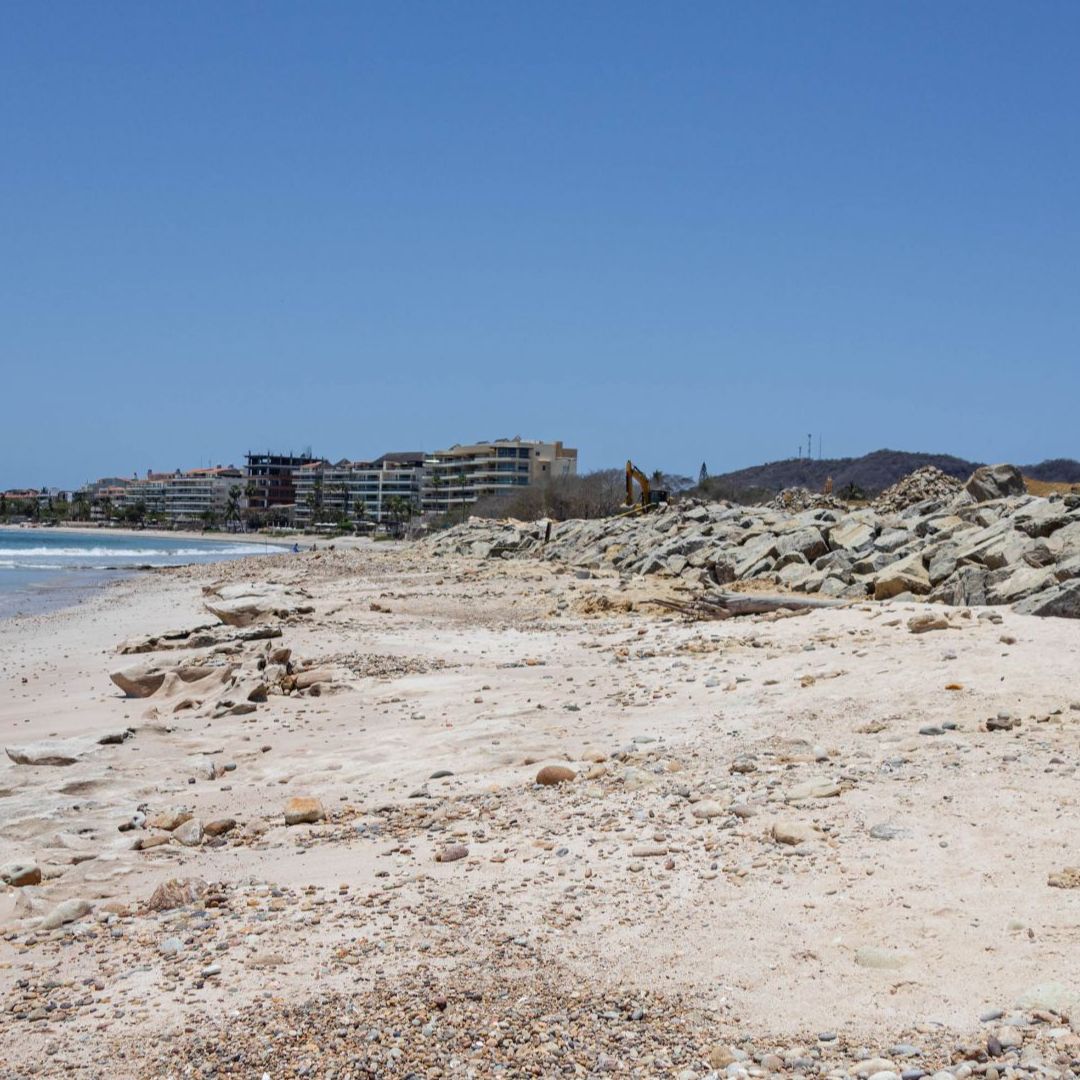 La playa Las Cocinas, en Punta Mita, Bahía de Bandera, Nayarit