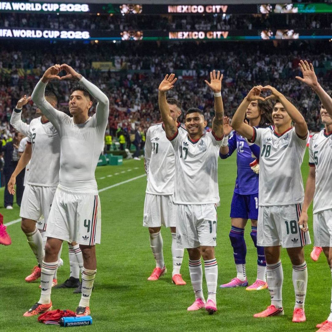 La Selección Mexicana al finalizar su partido contra Chequia. Foto: Cuartoscuro