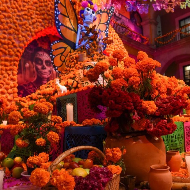 Ofrenda monumental ubicada en el Estado de México