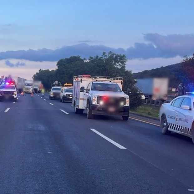 Accidente en el kilómetro 107 de la autopista México-Querétaro