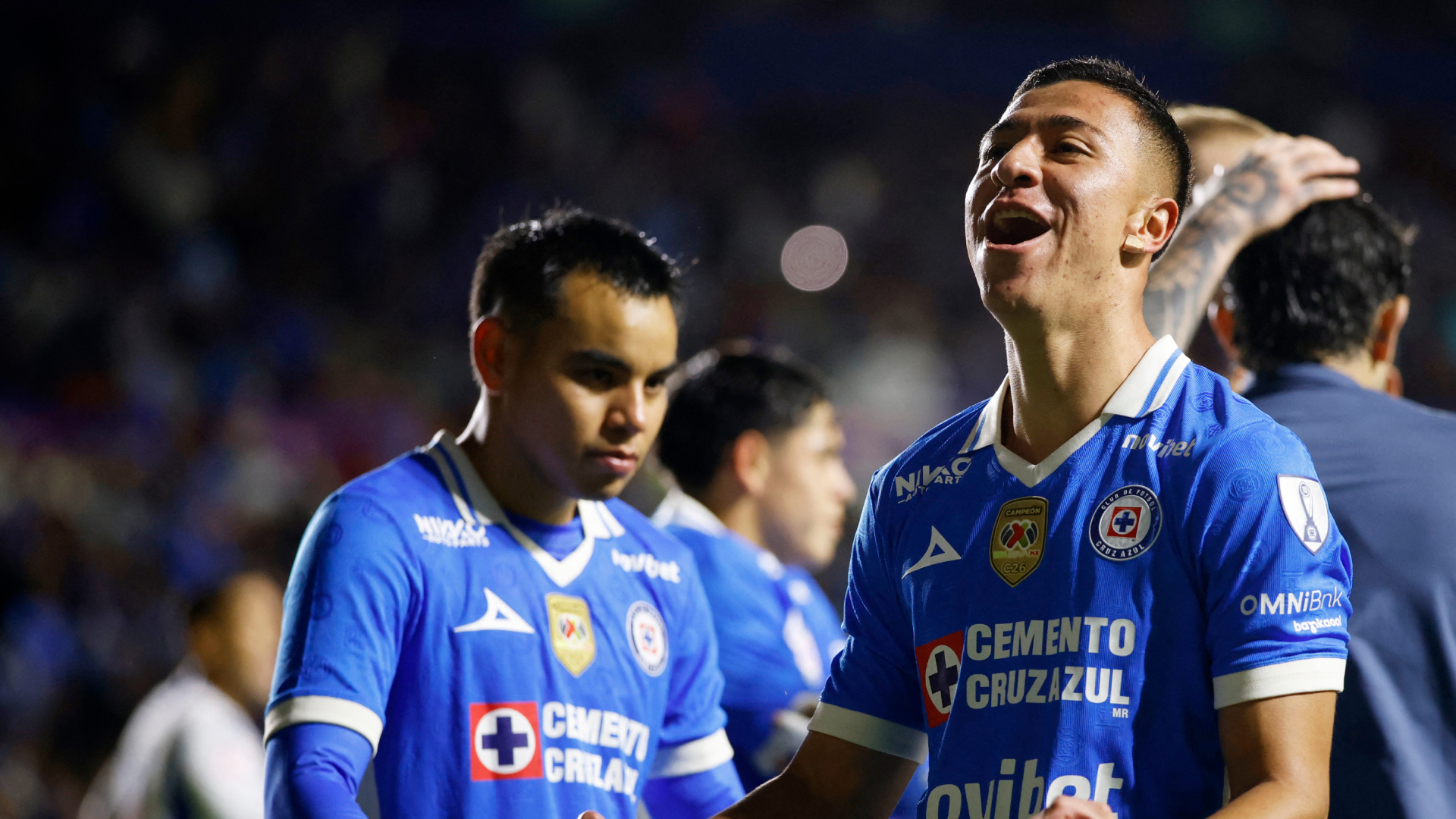 Andrés Montaño, jugador de Cruz Azul, en un partido de Liga MX